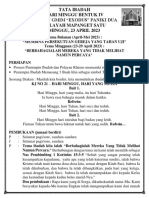 Liturgi 23 April 2023 - Minggu Bentuk IV PDF