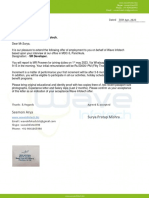 Offer Letter For Surya PDF