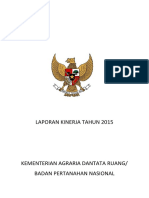 LAKIP Kementerian ATR 2015