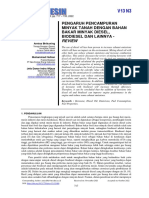 Pengaruh Pencampuran Minyak Tanah Dengan Bahan Bak PDF
