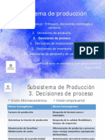 Decisiones de Proceso. Parte 1