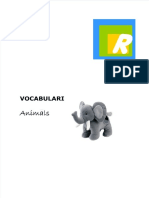 VOCABULARI Animals - Alumnes PDF