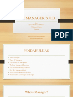 The Manager's Job