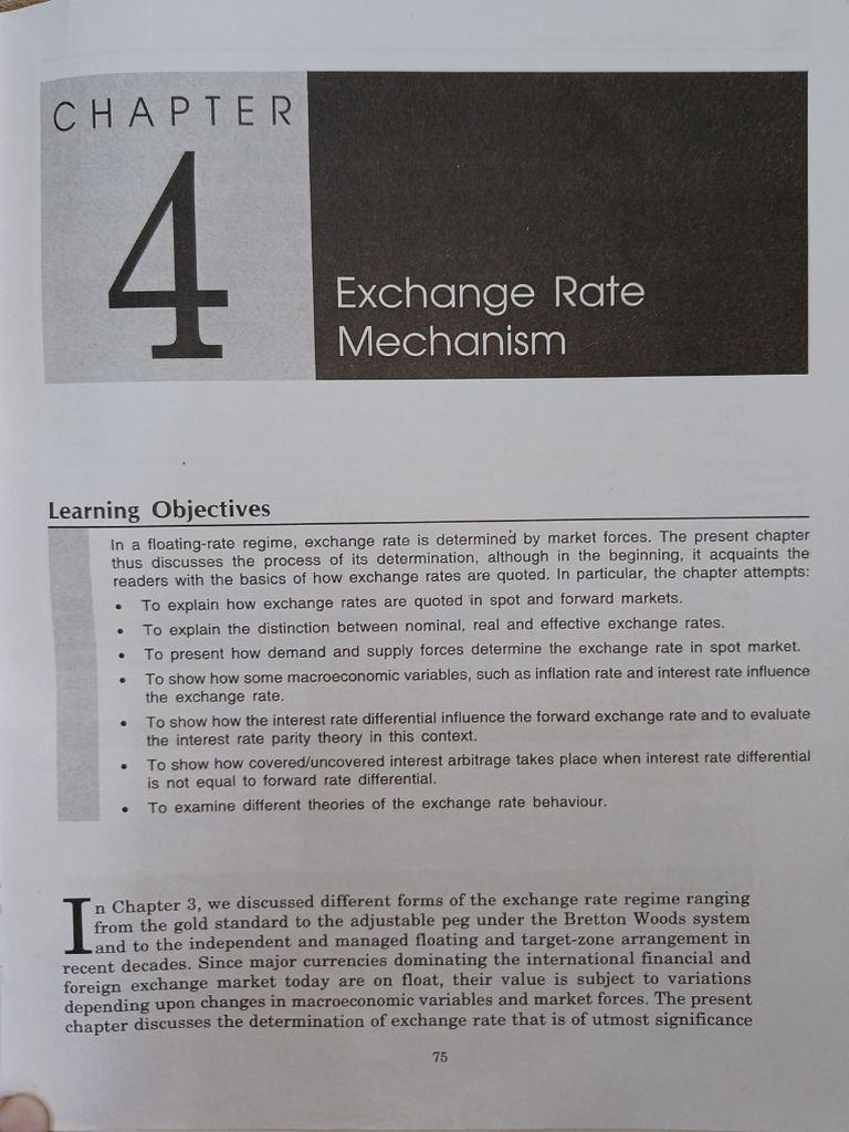 IFM Module 5 Exchange Rate Mechanism | PDF