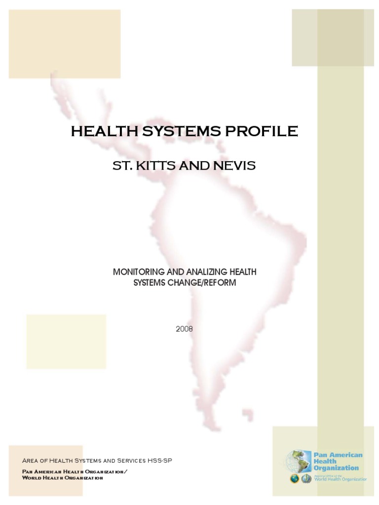 Health System ProfileSaint Kitts Nevis 2008 PDF Economic Growth