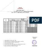 DADEX Flow Line Price List Mar '21
