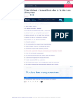 Ejercicios Resueltos de Oraciones Simples 2
