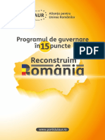 Program de Guvernare - Alianța Pentru Unirea Românilor