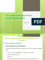 Governmental and NFP Financial Reporting Standards