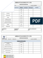 Compliance Register