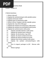 Advance Java Question Bank