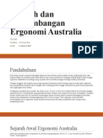 Sejarah Dan Perkembangan Ergonomi Australia