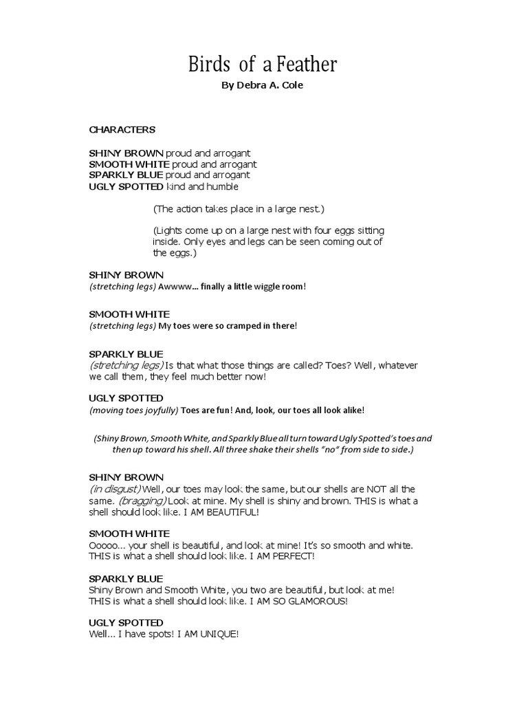Birds of A Feather Final PDF