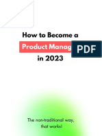 How To Become A Product Manager in 2023 - HelloPM PDF