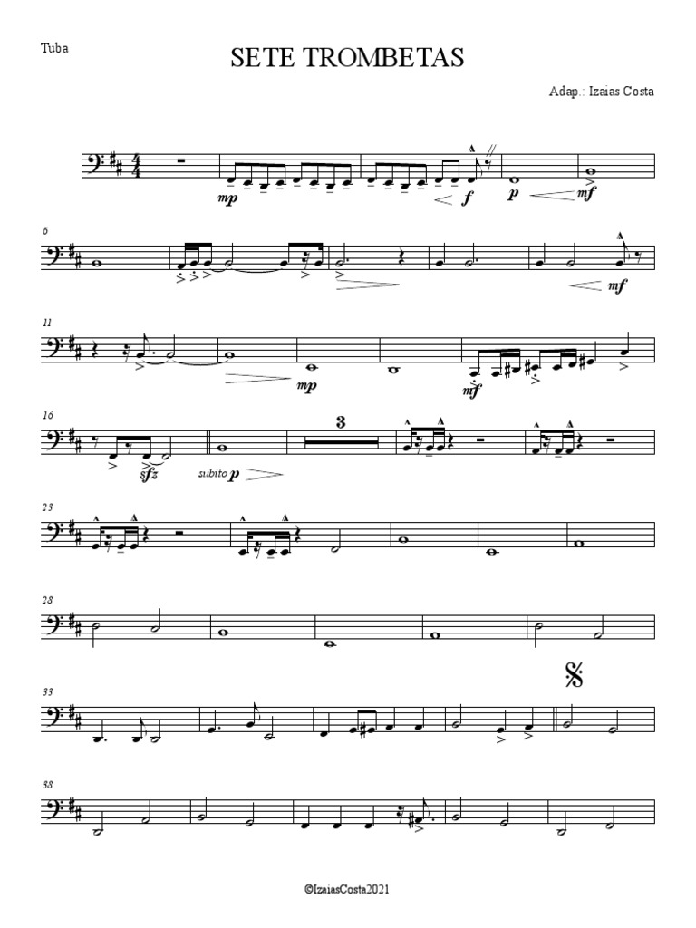 Sete Trombetas Tuba C 063317 Pdf Pdf