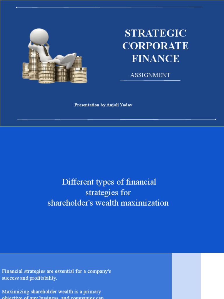Strategic Corporate Finance | PDF | Share Repurchase | Dividend