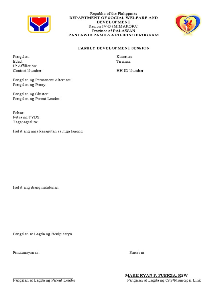 4PS fORM | PDF