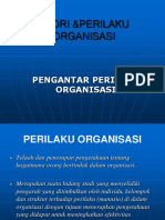 Teori &perilaku Organisasi