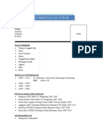 Format CV Kosong.