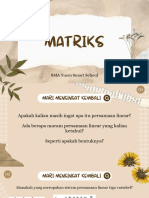 Pembelajaran Matriks PDF