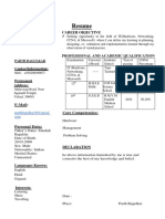 Parth Bagulkar Resume PDF