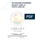 Library Research Request Aljon Casipit