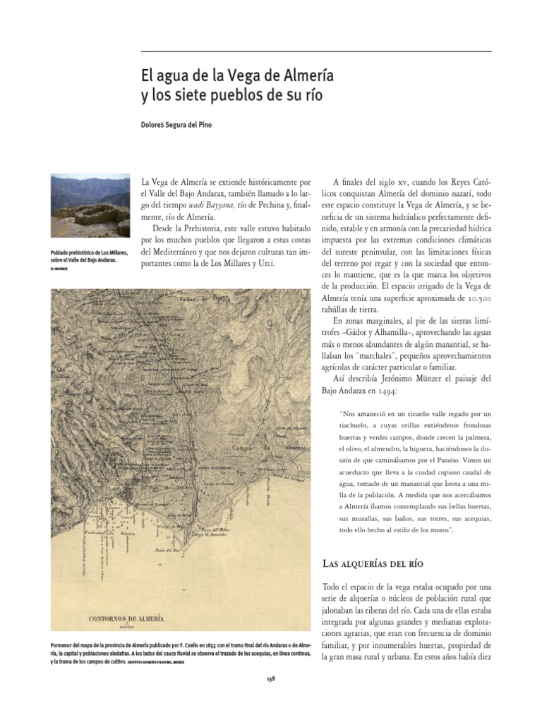 El Agua de A Vega de Almería y Los Siete Pueblos de Su Rio | Descargar ...