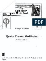 Lauber 4 Danzas Medievales - Arp PDF