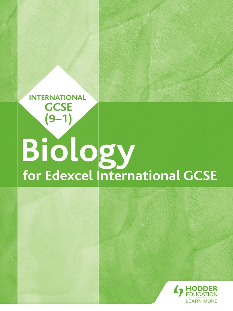 Edexcel International GCSE Biology Workbook Erica Larkcom, Roger