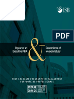 ISB PGPPRO Brochure