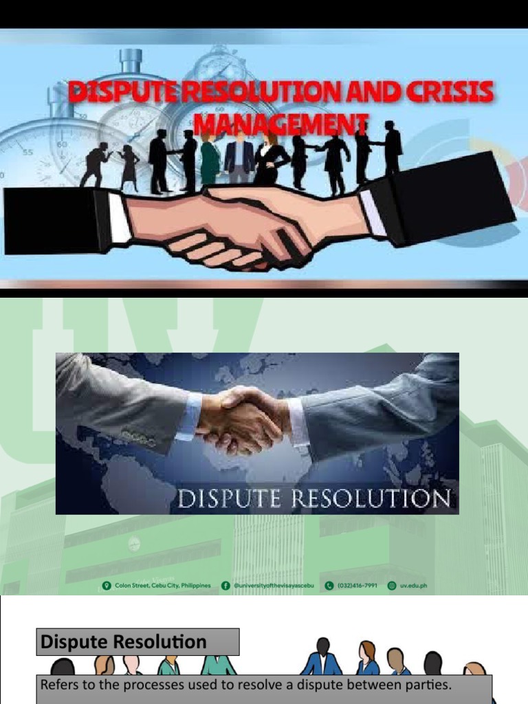 Crisis and Dispute Resolution in the Philippines | PDF | Alternative ...