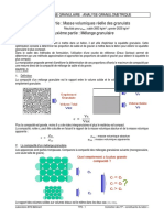 Mélange Granulaire - Correction