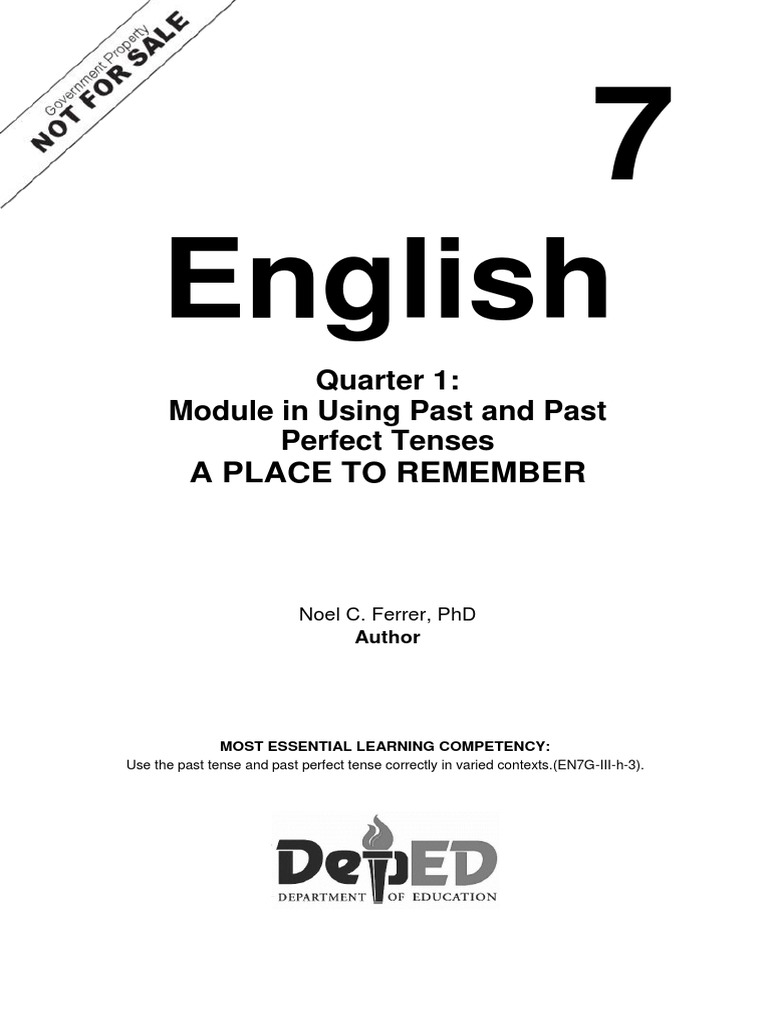 Use The Past and Past Perfect Tenses Correctly in Varied Contexts PDF