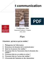 Médias Et Communication (Partie 1) PDF