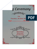 Marriage Card English PDF