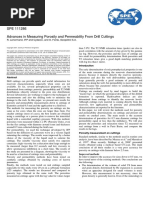 SPE-111286 Advances in Measuring Porosity and Permeability From Drill Cuttings