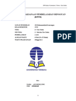 Rencana Pelaksanaan Pembelajaran Mingguan