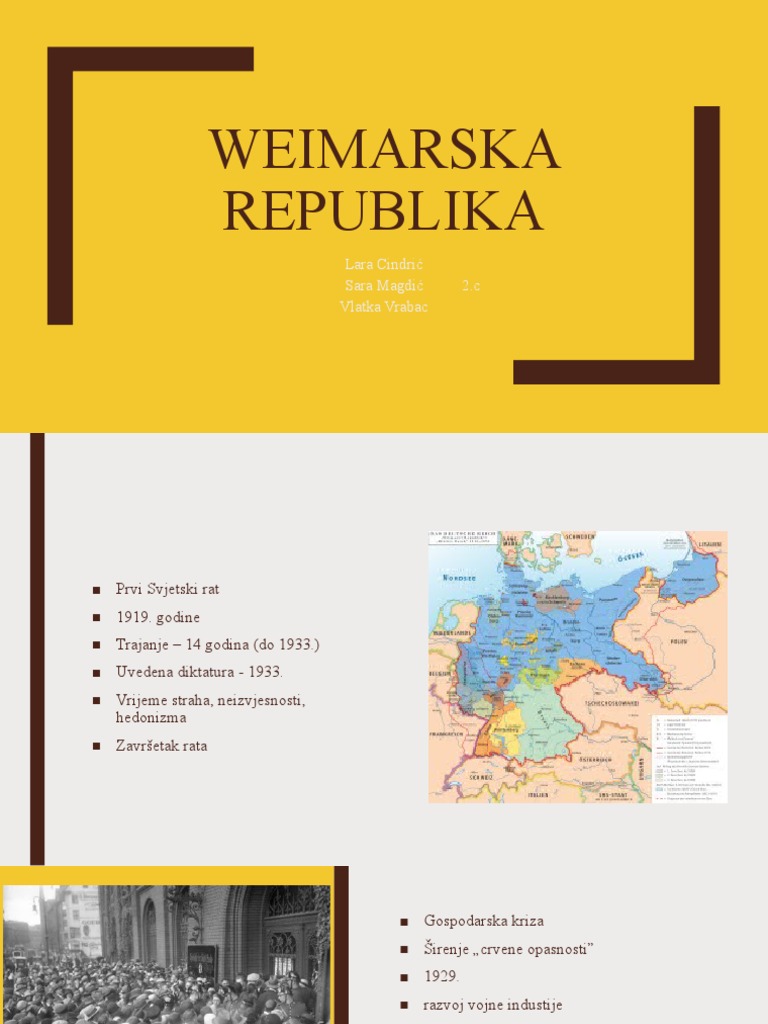 Weimarska Republika | PDF