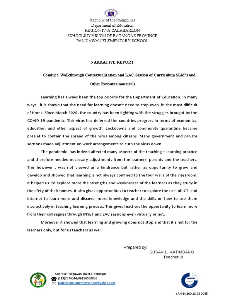 Adapting teaching methods during the covid 19 pandemic a narrative