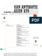 Pemberian Antibiotik pada pasien KPD