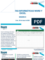 Clase 4 Uso de Herramientas Informaticas Word y Excel - PDF