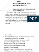 Agama Islam - Bab 3 - Muhammad SAW Sebagai Rasul Dan Tokoh Sejarah