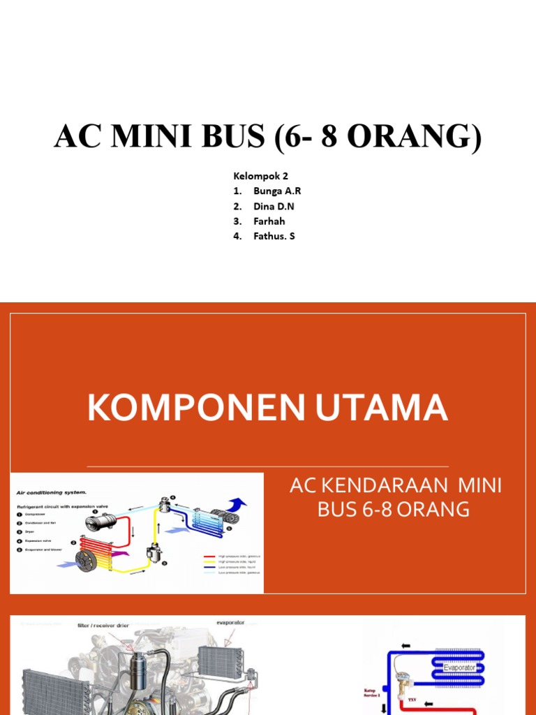 Sistem Kerja AC Mini Bus 6-8 Orang | PDF