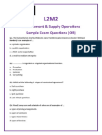 APS L2M2 Extra Revision QUESTIONS