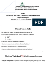 Implementação da Política de Medicina Tradicional Moçambicana