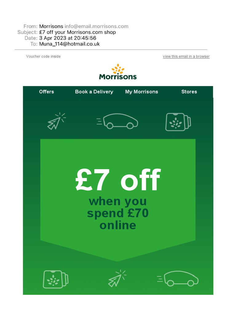 7 Off Your Morrisons Com Shop PDF PDF Coupon Computing