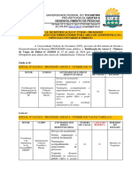 Edital #27-2018 - Progedep - Retificação Dos Numeros de Vaga