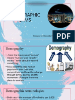 DEMOGRAPHY - D. Tindoc