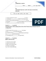 REP8 - Unit 6 - B - Short Test - Vocab