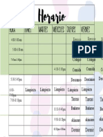 Horario